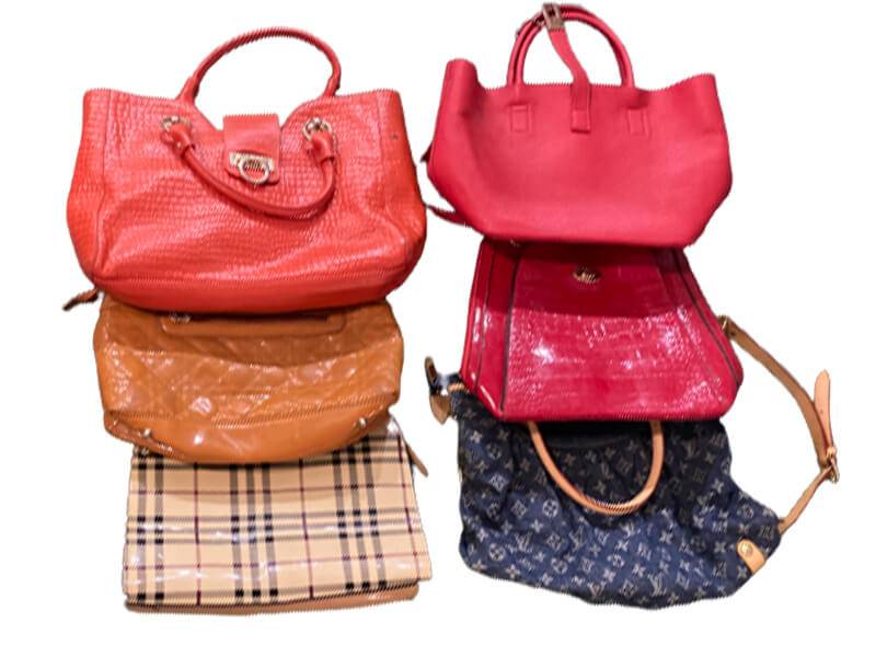 captivating used ladies' bags with stunning designs 