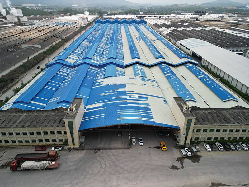 aerial view of our certified Guangzhou factory